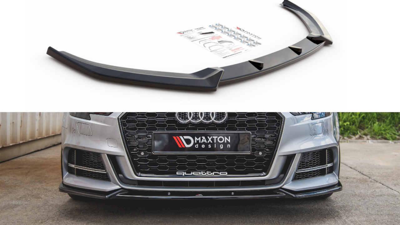 Audi S3 2016-2020 Fronspoiler v3.